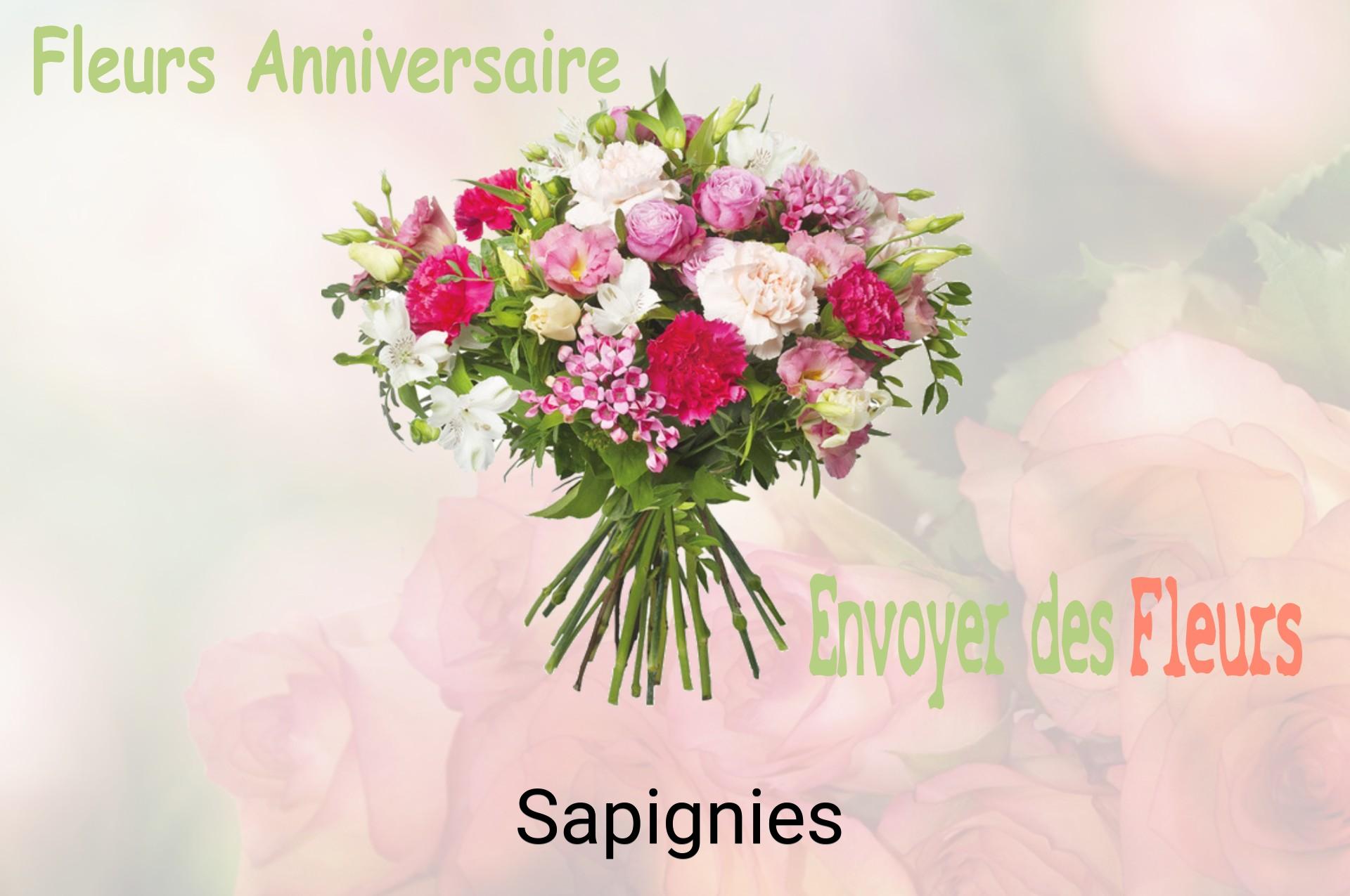 Bouquet de fleurs d’anniversaire livré à Sapignies